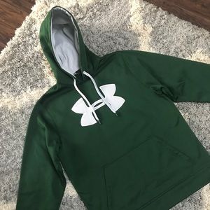 Under armor men’s fleece big logo storm hoodie